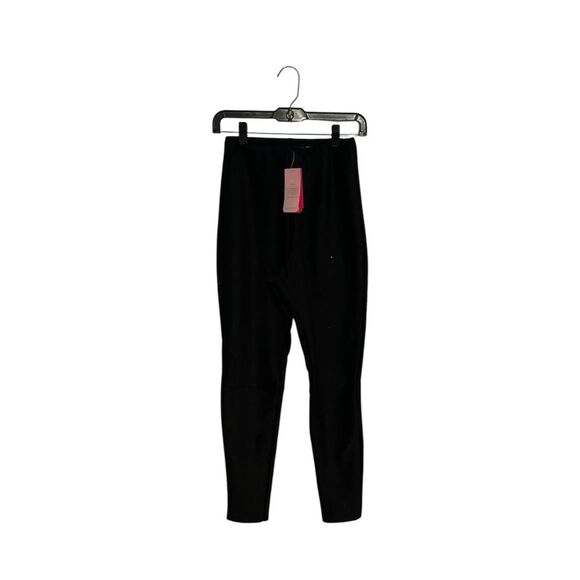 NWT COMMANDO High Waist Black Faux Suede Leggings Pants Sz Small - Picture 2 of 10